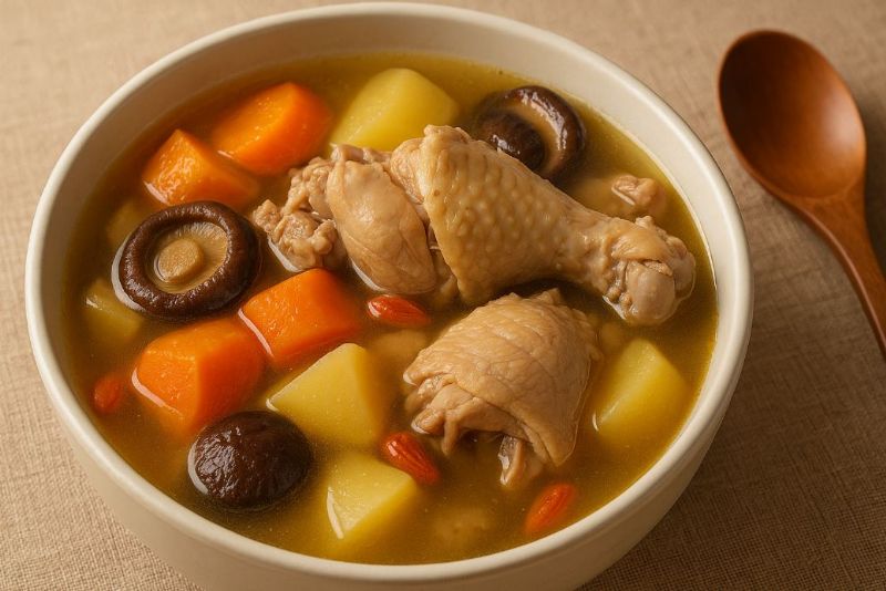 土雞肉燉菜｜濃郁湯頭與營養滿分的家常滋味