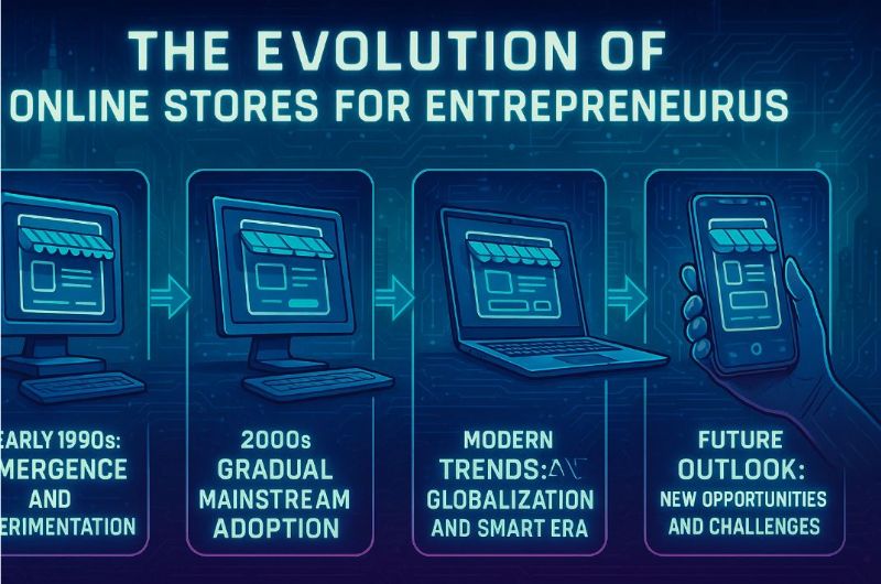 線上個人商店發展史：從萌芽到全球化的演變