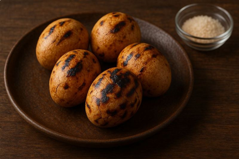 土雞蛋煎蛋捲與炭烤土雞蛋：傳統風味與創新吃法的完美結合