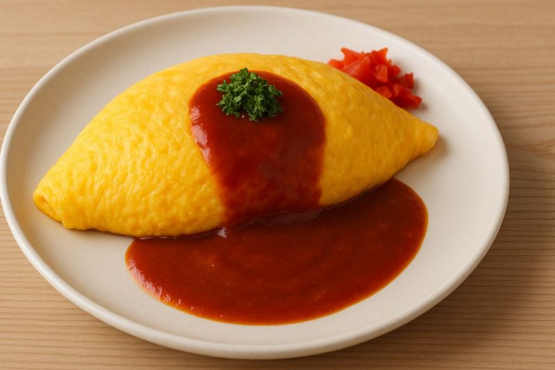 在地土雞蛋做出日系蛋包飯：醬汁、餡料與收口技巧全解析