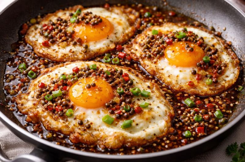 愛吃麻香必試！花椒炸蛋料理步驟與調味技巧