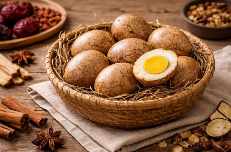 一鍋搞定的養生點心：藥膳土雞蛋做法公開