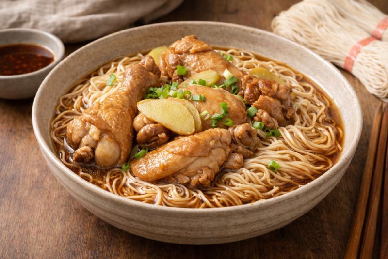 麻油土雞蛋麵線做法教學：香氣十足的家常料理