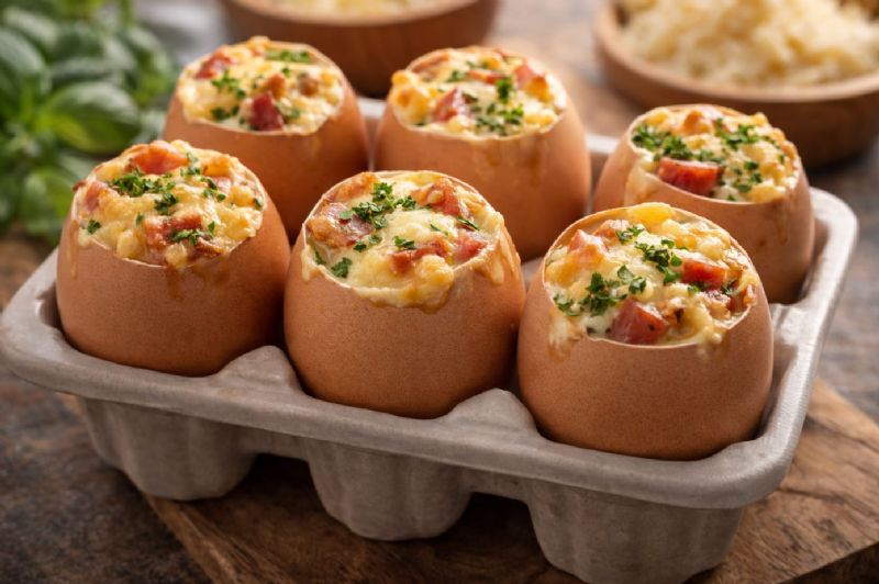 一口就愛上！土雞蛋焗烤香草火腿乳酪烘餅料理教學