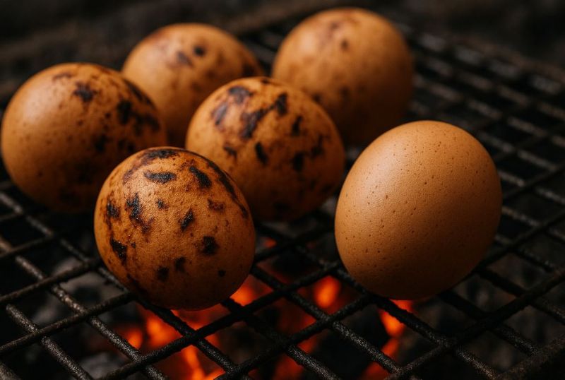 蛋香與炭香交織的力量──炭烤土雞蛋美味健身料理提案
