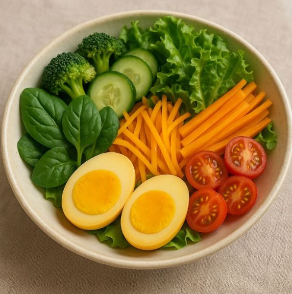 秋季沙拉特選｜根莖類蔬菜結合土雞蛋沙拉的溫潤入胃料理
