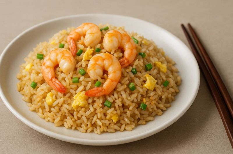 用土雞蛋做出香氣滿分的蝦仁蛋炒飯｜家常料理也能超有味！