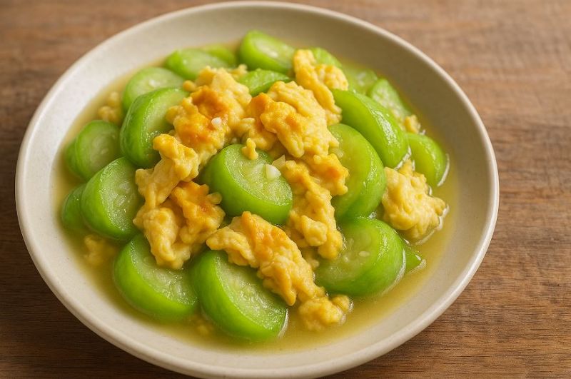 絲瓜炒土雞蛋食譜｜鮮香滑順的家常經典菜