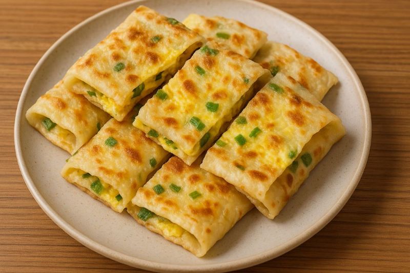 土雞蛋蔥蛋餅這樣最香：蔥量、粉漿與煎鍋溫度一次懂