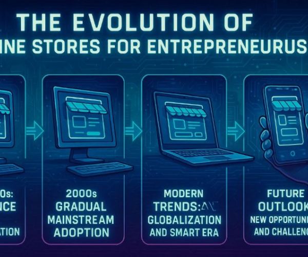 線上個人商店發展史：從萌芽到全球化的演變