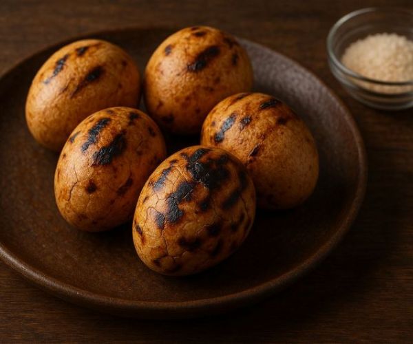 土雞蛋煎蛋捲與炭烤土雞蛋：傳統風味與創新吃法的完美結合