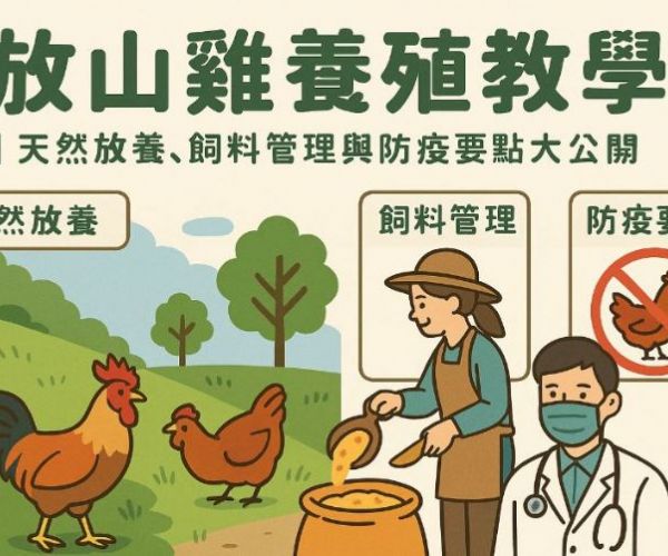 放山雞養殖教學｜天然放養、飼料管理與防疫要點大公開