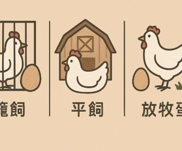 如何分辨籠飼、平飼、放牧蛋？飼養環境與品質影響全解析