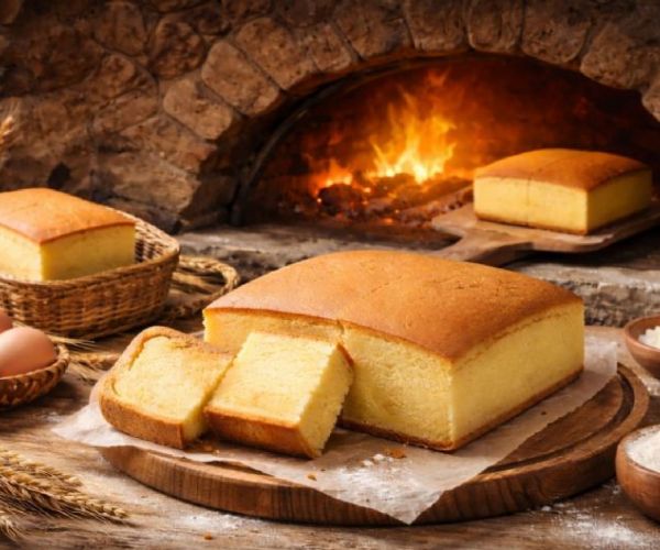 傳統窯烤古味蛋糕，土雞蛋帶出濃郁蛋香