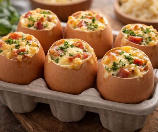 一口就愛上！土雞蛋焗烤香草火腿乳酪烘餅料理教學