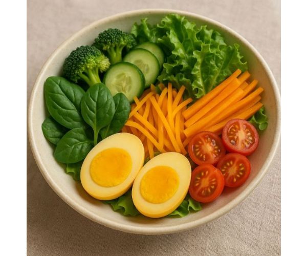秋季沙拉特選｜根莖類蔬菜結合土雞蛋沙拉的溫潤入胃料理